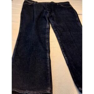 Wrangler 47 Jeans Men 42x34 Regular Fit Dark Blue Denim Western Cowboy 47STR
